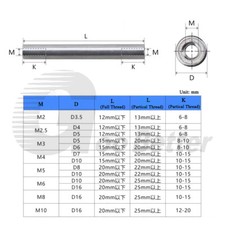 Distanziale / Esagonale / Acciaio Inox / Filettatura Esterna, Filettatura Interna / KSU-300B Di HIROSUGI-KEIKI | MISUMI - Foto 12