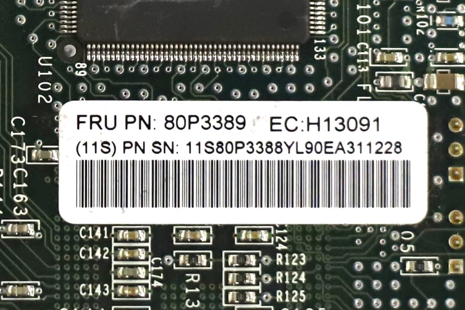 IBM Emulex Single-Port 2Gb/s PCI-X Fibre Adapter Card FRU P/N: 80P3389 Tested - Image 4 of 4
