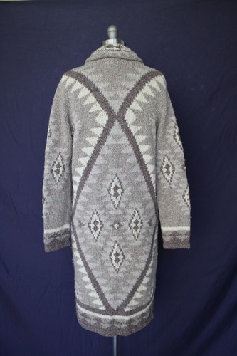 Ralph Lauren Polo RRL Wool Silk Hand Knit Aztec Southwestern cardigan sweater M - Picture 8 of 10