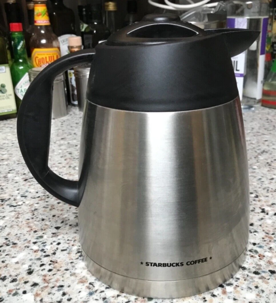 STARBUCKS AROMA BARISTA STAINLESS 40 oz CARAFE COFFEE POT THERMAL