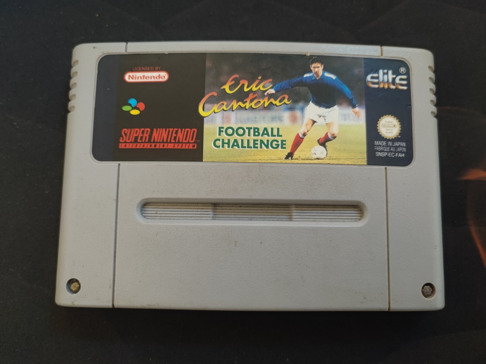 Eric Cantona Football Challenge - Cartouche Seule PAL FAH - Super Nintendo SNES