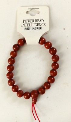 Power Beads Bracelet Red Jasper-Intelligence