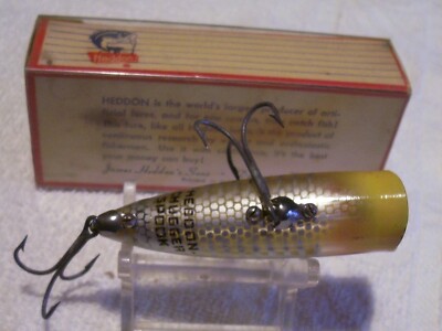 BEAUTIFUL VINTAGE HEDDON CHUGGER SPOOK LURE 7/8/22 BOX 9540 XRY 3