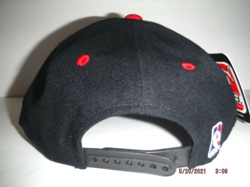 ATLANTA HAWKS NBA VINTAGE 90s BLACK AUTHENTIC PUMA SNAPBACK HAT CAP NWT - Picture 5 of 5