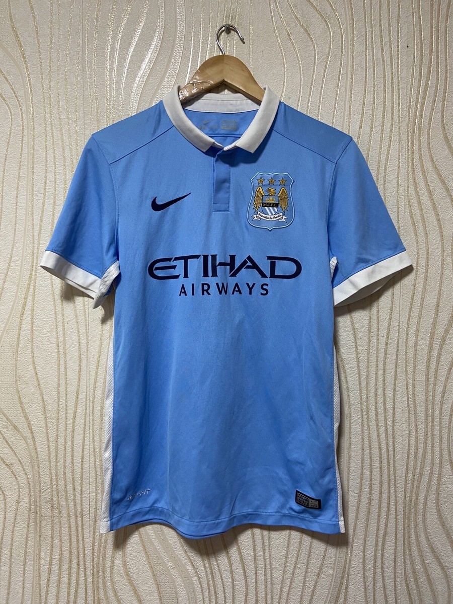 MANCHESTER CITY 2015 2016 HOME FOOTBALL SHIRT SOCCER JERSEY NIKE