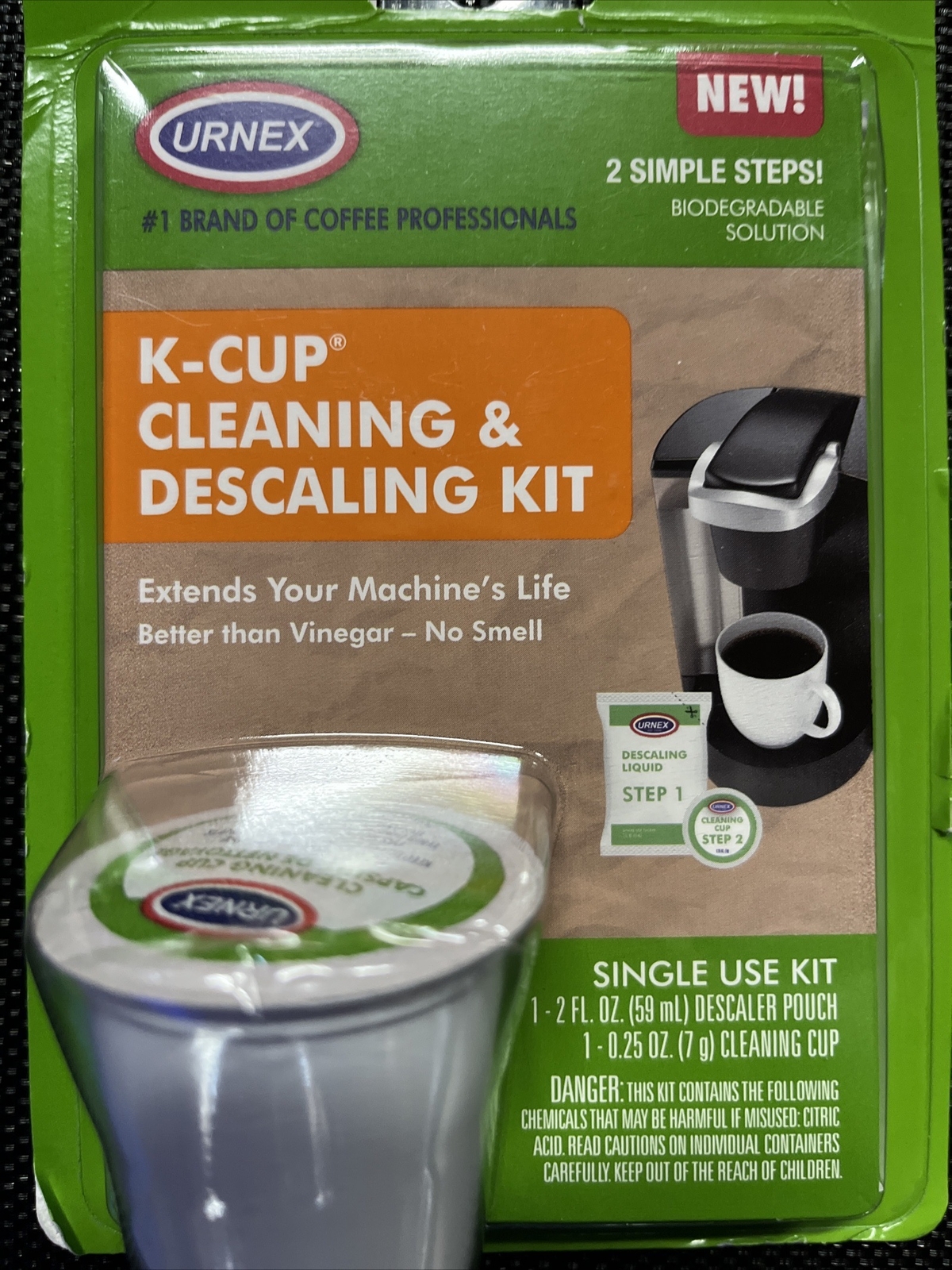 K Cup Cleaning and Descaling Kit Coffee Machine 2 Step Single Use eBay