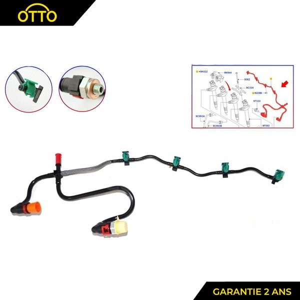 Partsline RüCklauf Kraftstoffschlauch FüR Jumper Boxer Transit Ducato 2.2-image