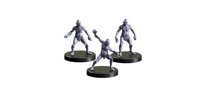 The Witcher RPG Necrophages 1 (Drowners, 3pcs) Miniatures MFC70015
