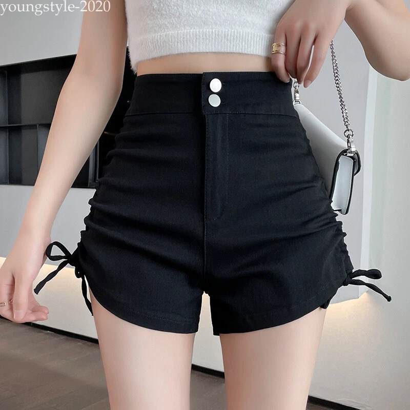 Korean Women Drawstring High Waist Casual Summer Spring Beach