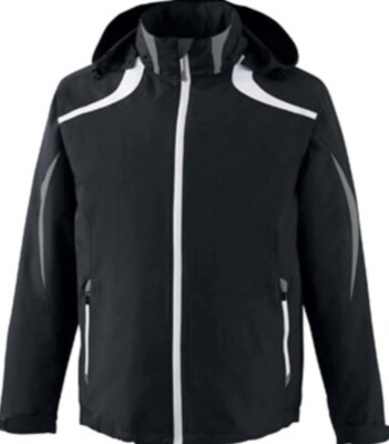 North End Men's Impact Active Life Color-Block Jacket, Black Size XL
