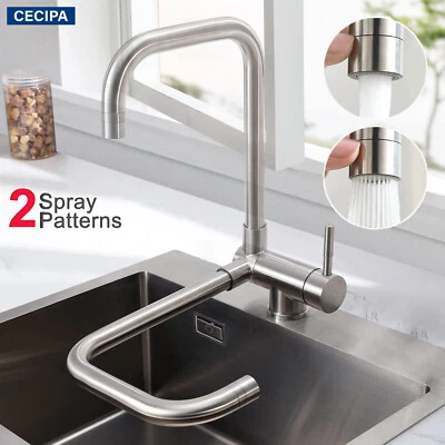 CECIPA MAX Klappbar Küchenarmatur Vorfenster Wasserhahn 360° Küchen Spültischarmatur DHL