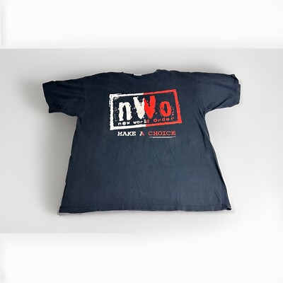 Vintage NWO New World Order Make A Choice 1998 Tshirt Mens Size XL