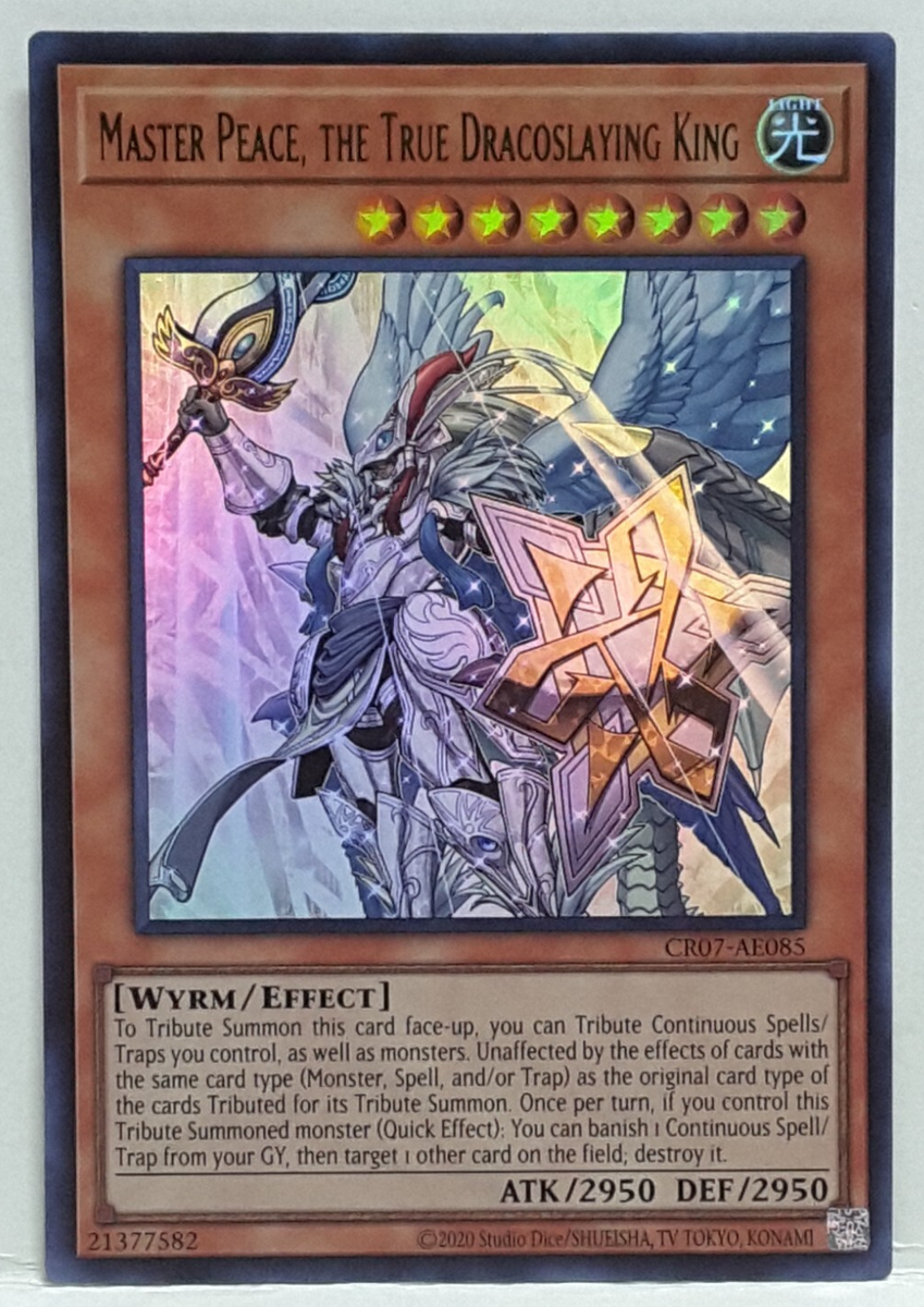 master peace yugioh deck Amazon.com: Master Peace, The True Dracoslaying King - BLMM-EN127 - Secret  Rare main image 1