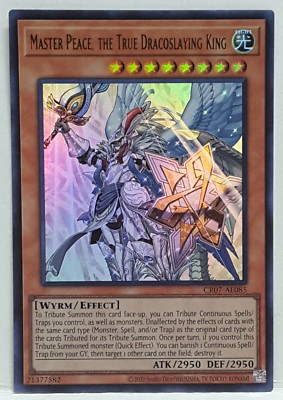 Yugioh Asian-English Master Peace, Der Wahre Dracoslaying König CR07-AE085 UR