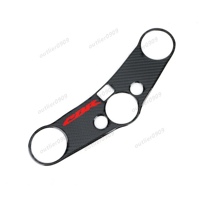 Tapa de combustible de carbono almohadilla de tanque de gasolina triple abrazadera pegatina para Honda CBR600RR 2007-2016 Foto 4 de 4