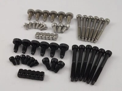 GUITARS ELECTRIC JUEGO DE TORNILLOS DE ACTUALIZACIÓN DE ACERO INOXIDABLE FLOYD ROSE BRIDGE, negro o acero inoxidable