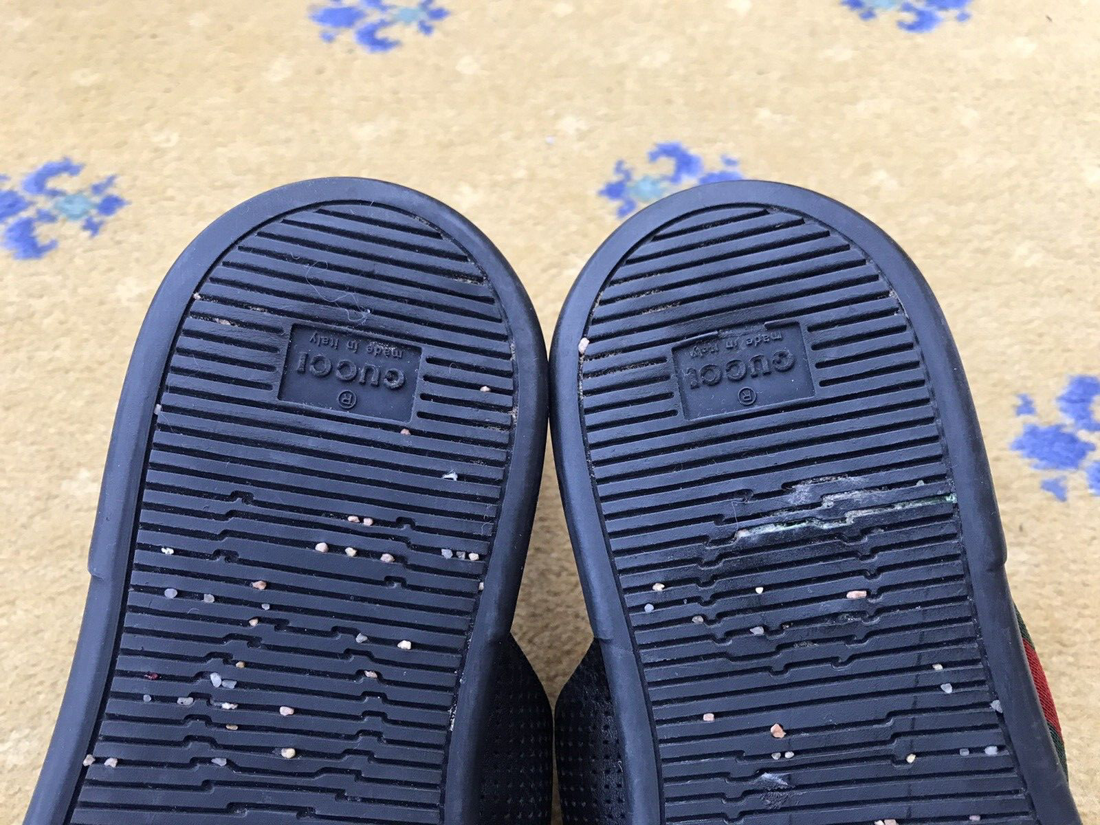 Gucci Sandals Slider Slide Shoes Web Green Red Crossover Strap Mens UK 8 US 9 42 thumbnail 10