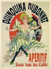 Quinquina Dubonnet Jules Cheret Katze Aperitif Jugendstil Plakat Plakate A3 338
