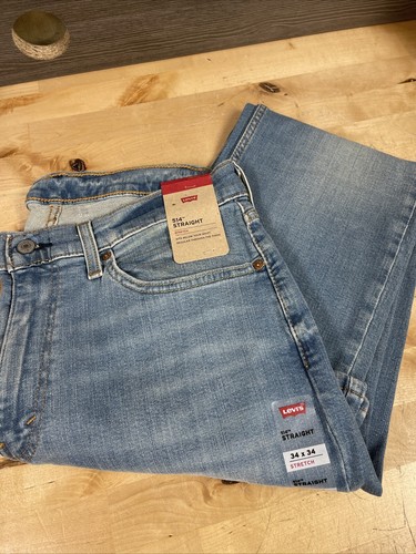 Levi’s Men’s 514 Straight Stretch Jeans Size 34x34 Brand New - Picture 4 of 5