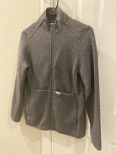 FIGS On Shift Knit Jacket-Women's S Heathered Dark Charcoal-Regular