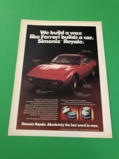 1973 1974 Ferrari 365 Gtc 4 Gtc4 Original Vintage Print Ad Printed Advertisement 1973 1974 Ferrari 365 Gtc 4 Gtc4 Original Vintage Print Ad Printed Advertisement