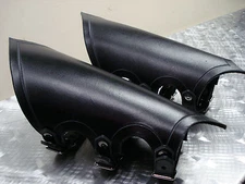 LEATHER PLAIN GAUNTLETS. BLACK METAL...(MDLG0122)..... CELTIC FROST'S