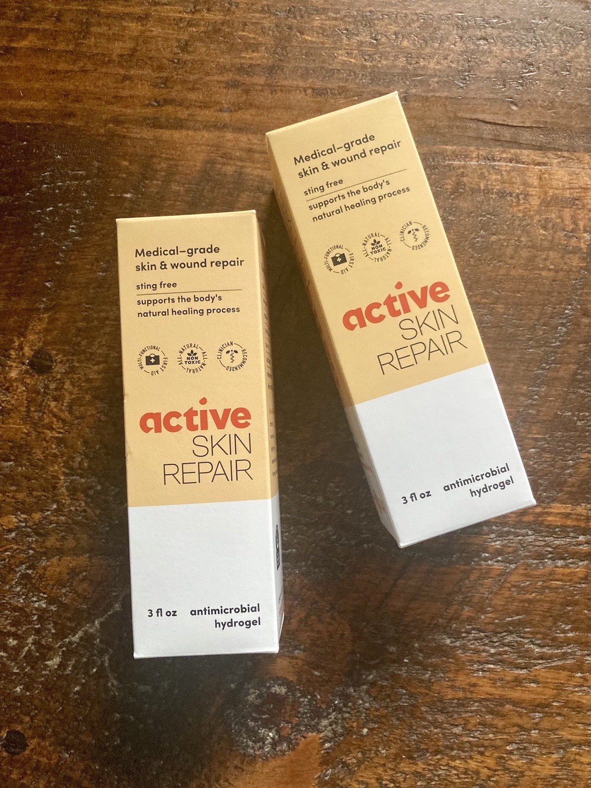 NEW Active Skin Repair Antimicrobial Hydrogel 3 oz Natural Healing Made in USA