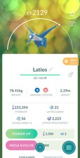 Legendary Latios Pokemon 0381 GO TD READ DESCRIPTION