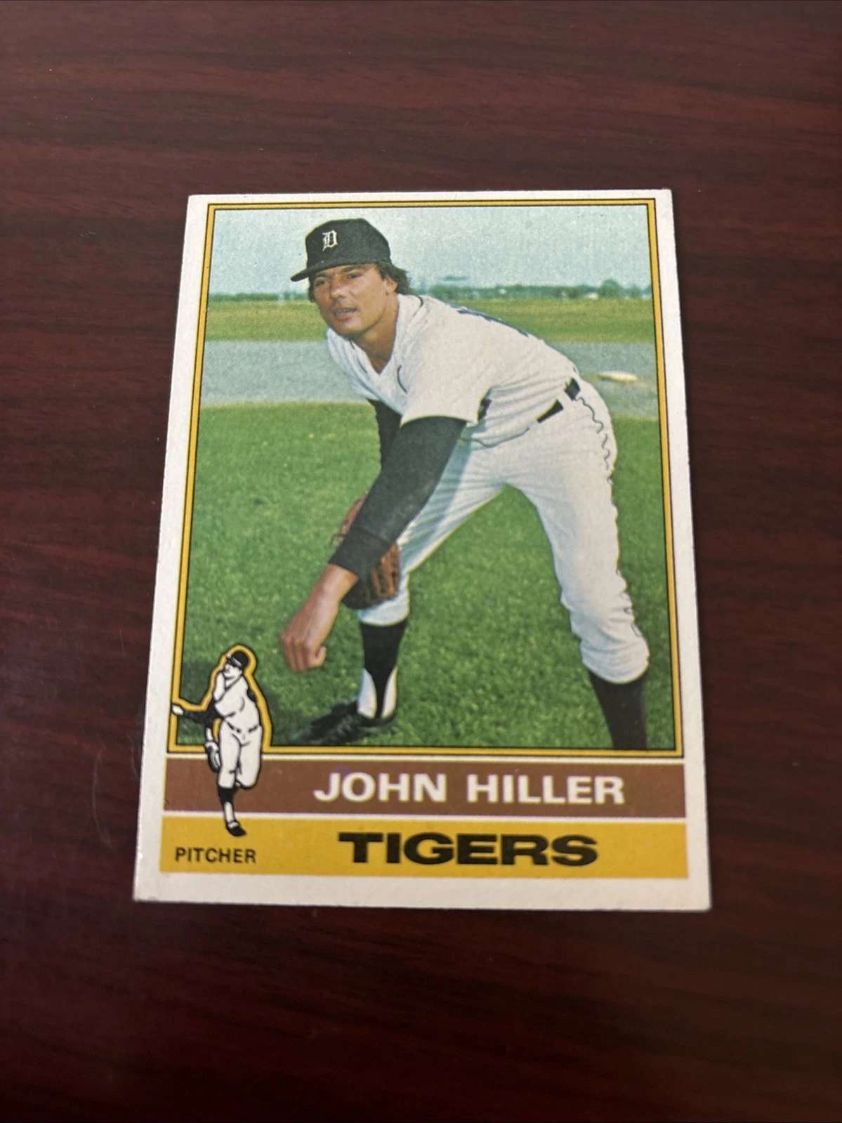 1976 Topps John Hiller #37 Detroit Tigers