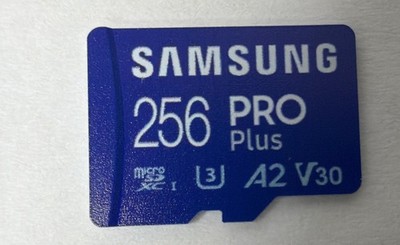 Samsung PRO Plus (2021) 256GB microSDXC UHS-I Memory Card (with SD Adapter)