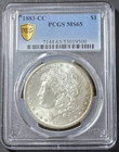 1883-CC Morgan Dollar, PCGS MS65