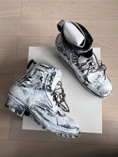 Maison Margiela Sierra Boots Bianchetto Paint...
