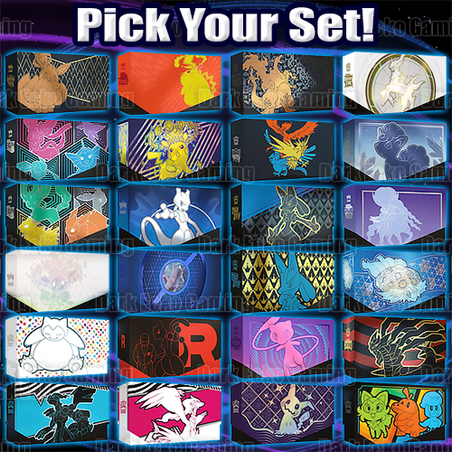 pokemon card bulk storage Trading Box for Cards holds2400+TCG Cards. Includes 17 Unique Type Dividers & 2 Card Stoppers. Premium Card Case/Deck Holder. Great Accessory Gift. (Card Organizer Box) : Toys PICK YOUR SET!~~ Pokemon Card