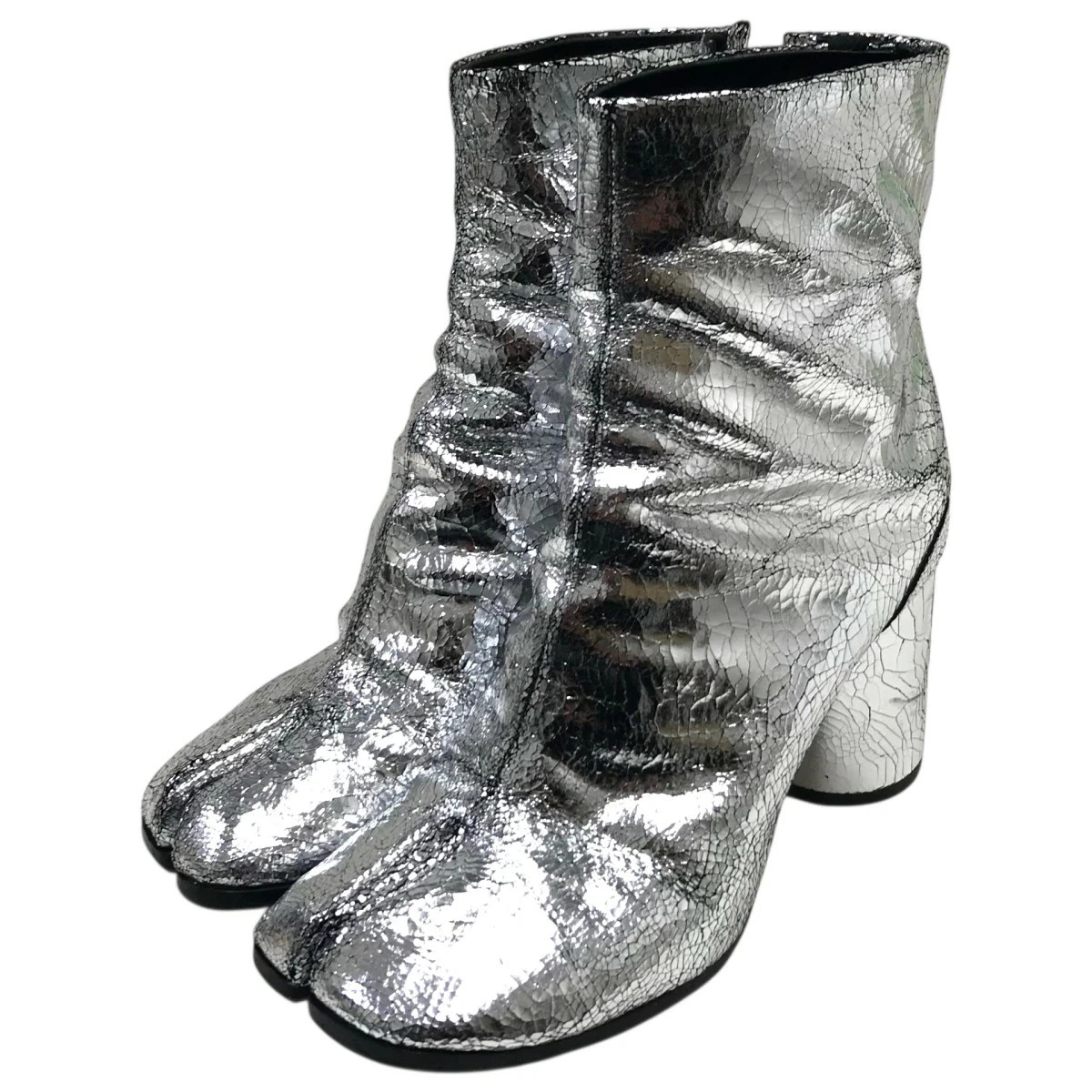 Maison Margiela Tabi Tabi Boots S58Wu0260 Silver Size 38 130526 (Maison Ma GU958