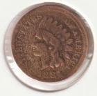 US Rare Old West 1884 Indian Head Penny Coin American Collection Shield Cent USA