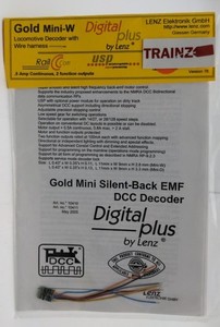 Lenz Elektronik GmbH 10410 Gol Mini-W Locomotive Decoder W/Wire Harness