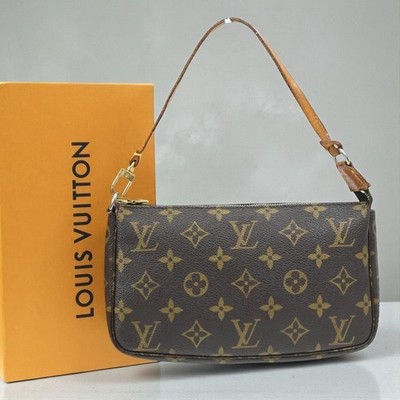 Louis Vuitton Monogram Pochette Accessoires M51980 Shoulder Bag Canvas