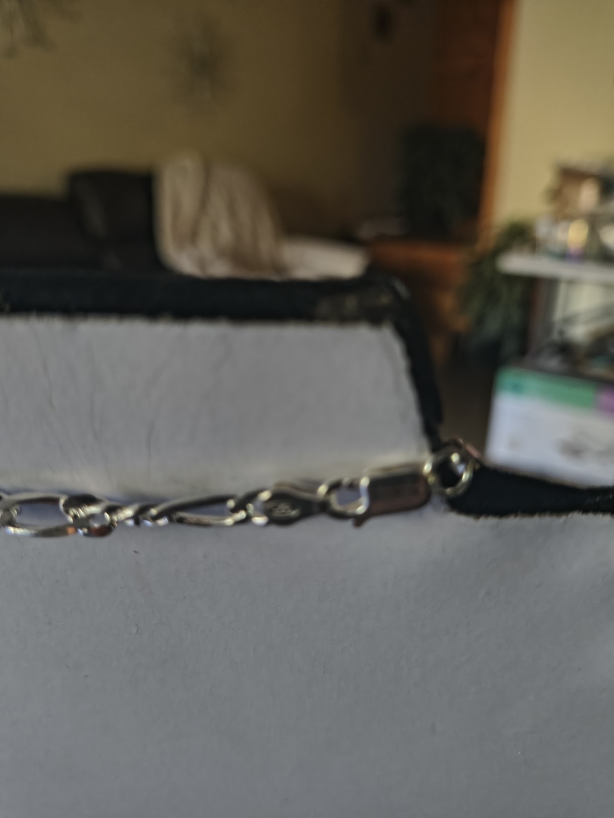 Very Nice Figaro Chain Solid 925 - image 4