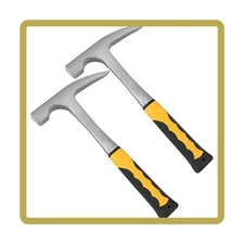 2 pcs 32 oz rock pick hammer with pointed tip, geological tools rock h