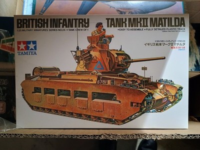 1/35 Scale Tamiya British Tank Matilda Mk II Model Kit