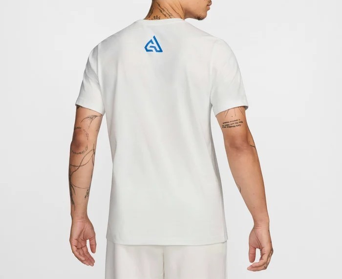 Nike Giannis Stay Freaky Basketball T-Shirt Summit White