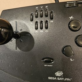 SEGA SATURN Virtua Stick Arcade Joystick & Virtua Fighter Remix Game Bundle