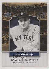 2008 Upper Deck Yankee Stadium Legacy Joe McCarthy #YSL738 HOF 0q3
