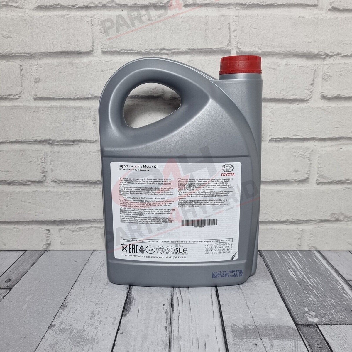 Genuine Toyota 5W30 Diesel Engine Oil Fully Synthetic Low Ash