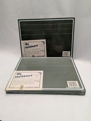 Educational Insights My Chalkboard Set of 7 12x9 Hardboard Vintage New
