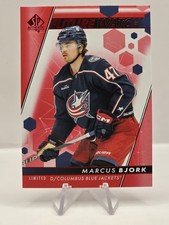 2022-23 SP Authentic #173 Marcus Bjork Limited Red Future Watch RC