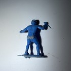 MPC Indian  with Knife in Blue Plastic 54mm 1970s — photo 2