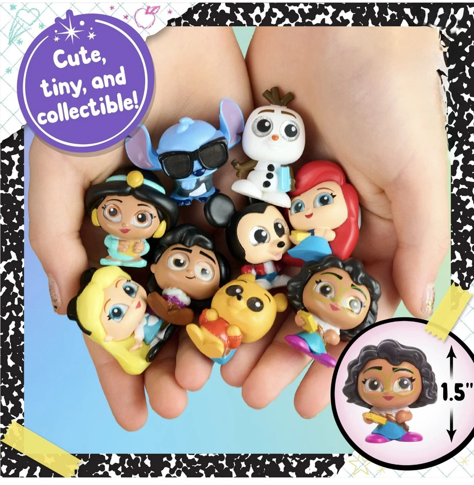 Armarios Disney Doorables Academy~JUEGO COMPLETO de 15 personajes~NUEVO~ADORABLE! Foto 3 de 4