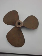 Vintage Brass Propeller 3 Leaves 13 x 11 LH