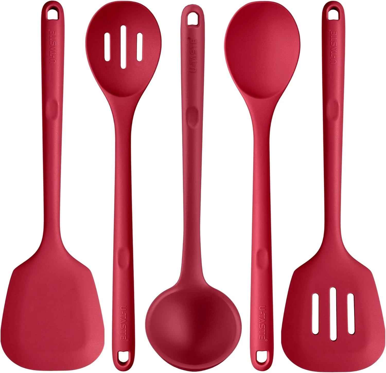 Silicone Kitchen Utensil Set High Heat Resistant 13.6 Inch Food Grade Nonstick